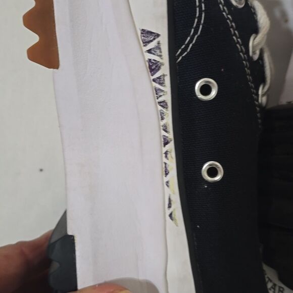 Converse Run Star Hike Hi Women's Size 12.5 Mens 11 Black White Gum Sneakers - Picture 10 of 10